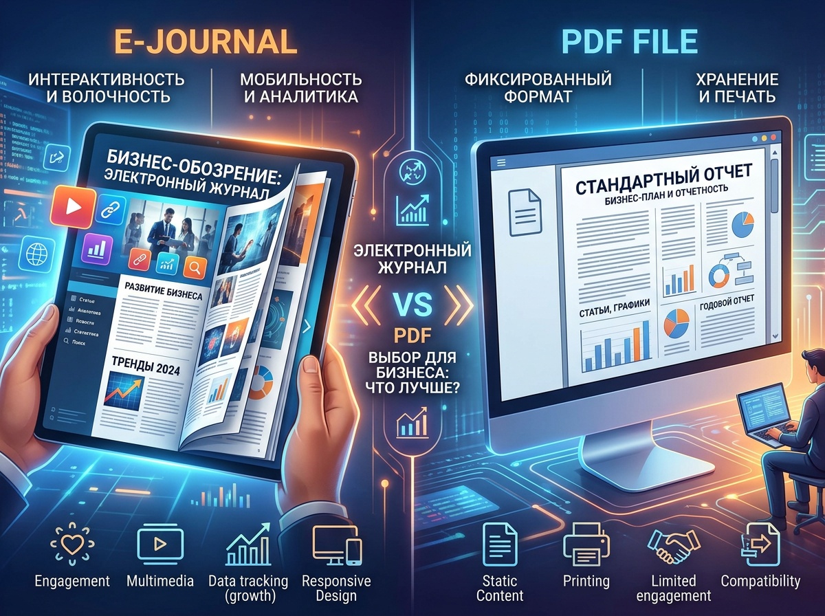 Электронный журнал vs PDF — что лучше