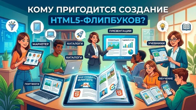 Кому пригодится создание HTML5-флипбуков?