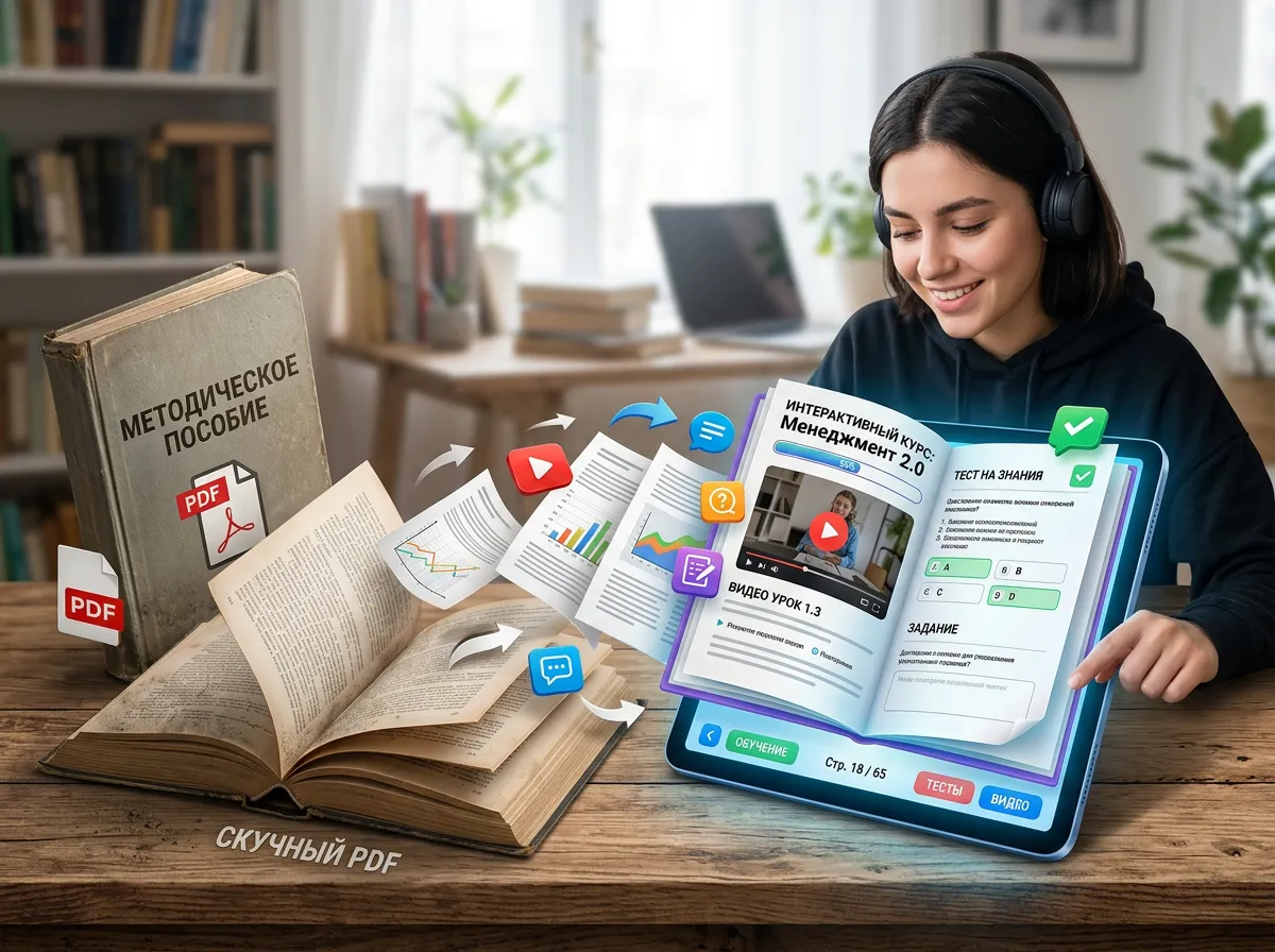  Флипбук для обучения — создать интерактивный учебный материал онлайн
