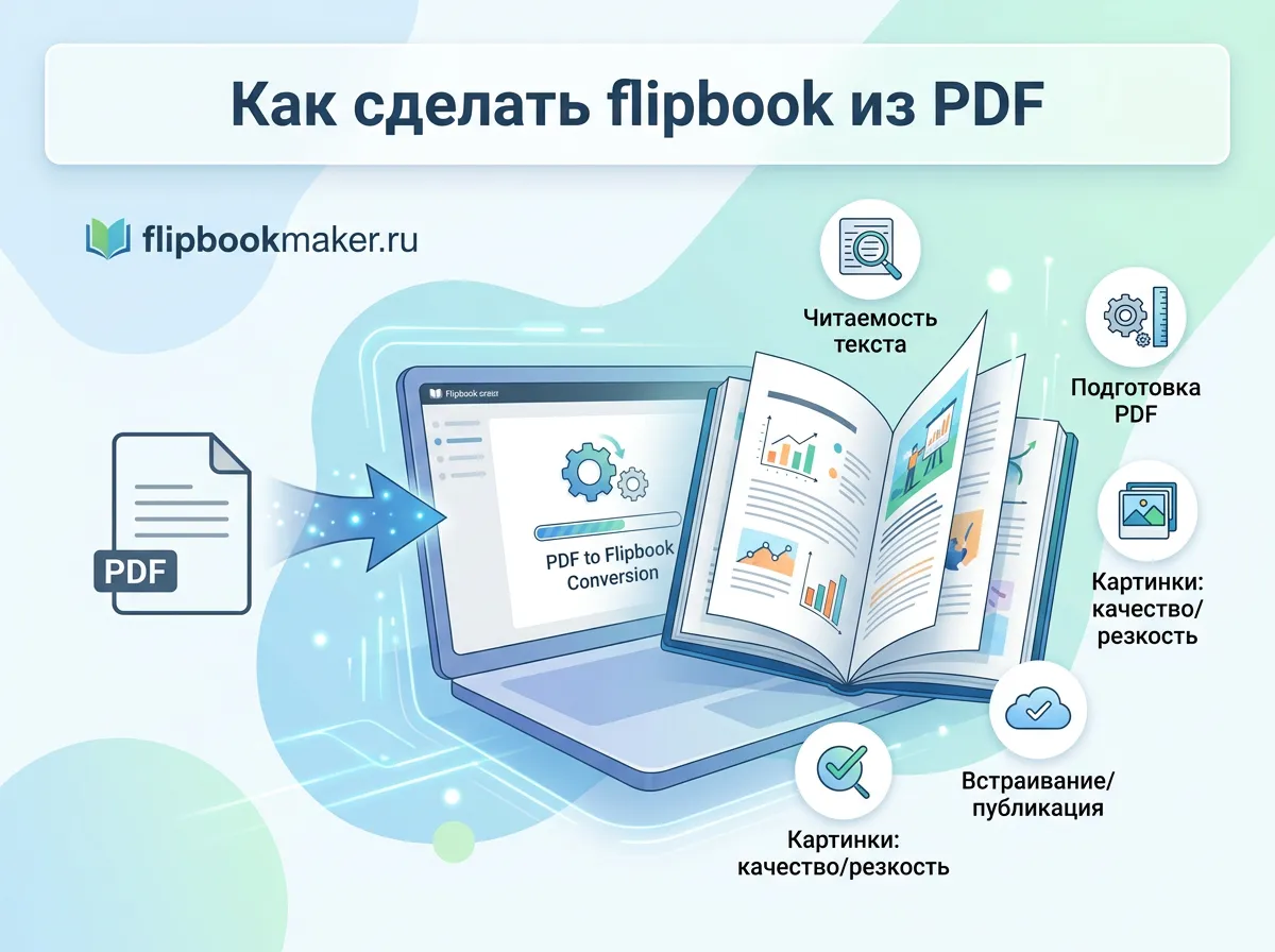 Как сделать flipbook из PDF