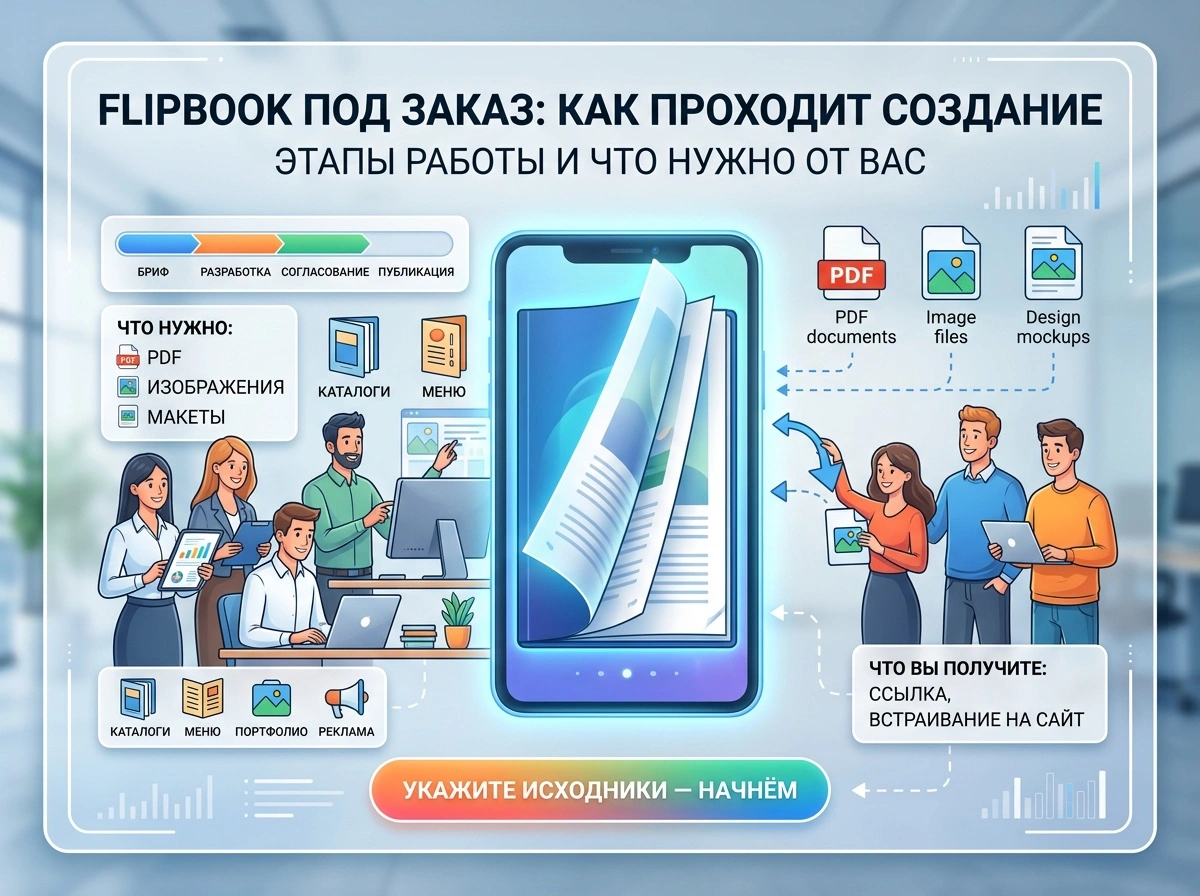Flipbook под заказ: как проходит создание